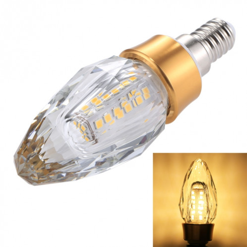 [85-265V] E14 5W Chaud Blanc LED Maïs Lumière, 40 LED SMD 2835 K5 Cristal + Ampoule En Céramique Économie d'Énergie SH06WW1927-38